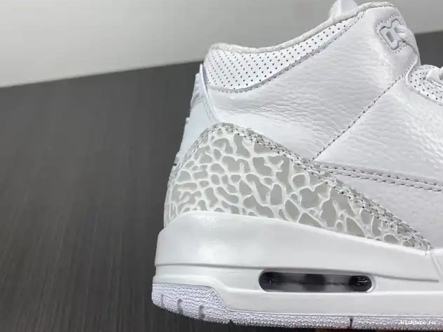 Rep Kickmax 429487-111 'Triple Jordan PS Retro White' 3 Air 0430